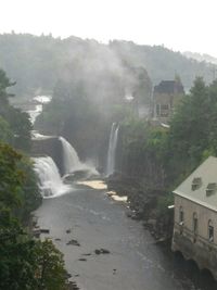 River flowing through rocks