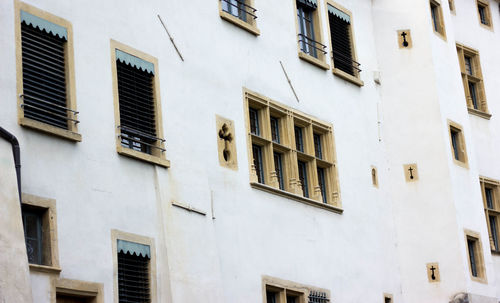 Low angle view of residential buildings