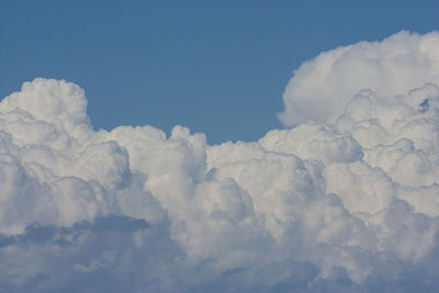 Low angle view of clouds in sky