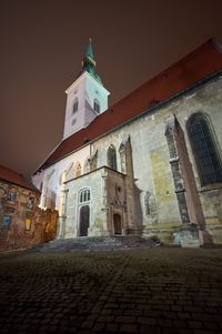 Low angle view of historical building against sky