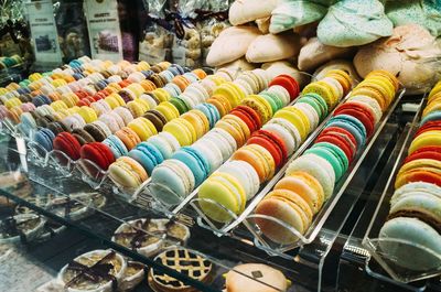 Full frame shot of market stall