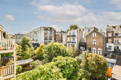 View of buildings in city