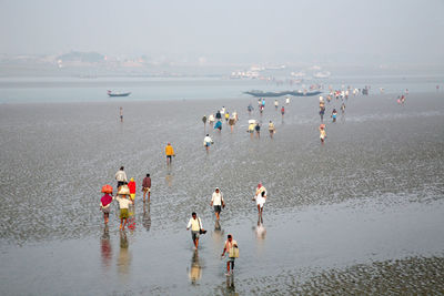 People on beach