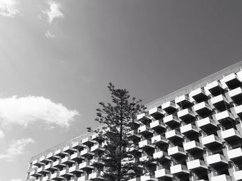 Low angle view of building against sky