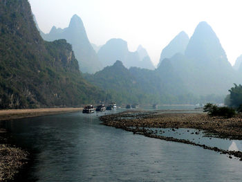 Scenic view of lake