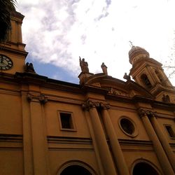 Low angle view of building against sky