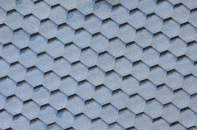 Full frame shot of patterned metal