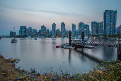 City at waterfront