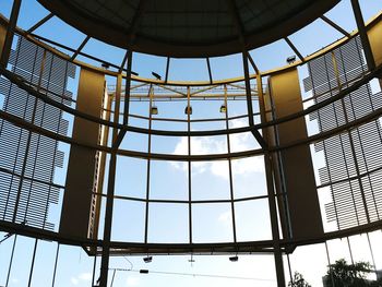 Low angle view of modern building