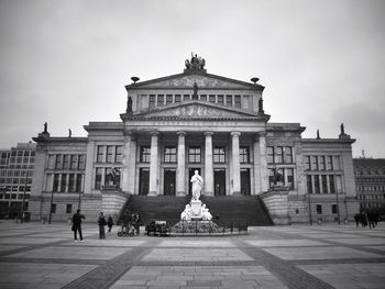 Low angle view of historical building