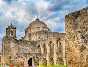 Low angle view of a temple