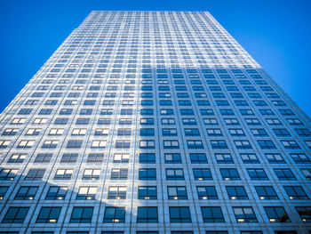 Low angle view of one canada square