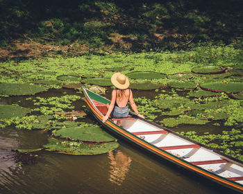 Boat in lake