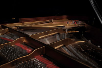 Close-up of piano