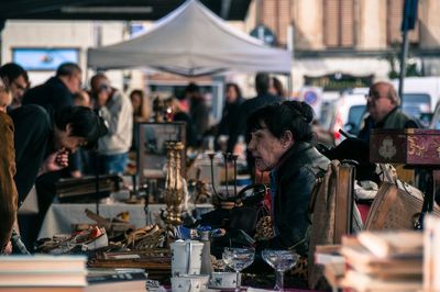 Woman in market