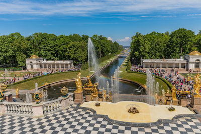 Fountain in park