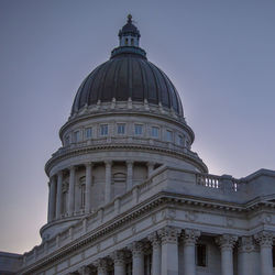 Low angle view of building against sky