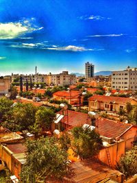 Cityscape against sky