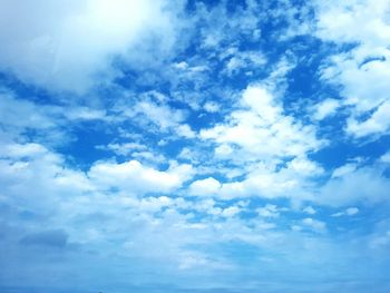 Low angle view of cloudy sky