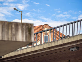 Low angle view of building against sky