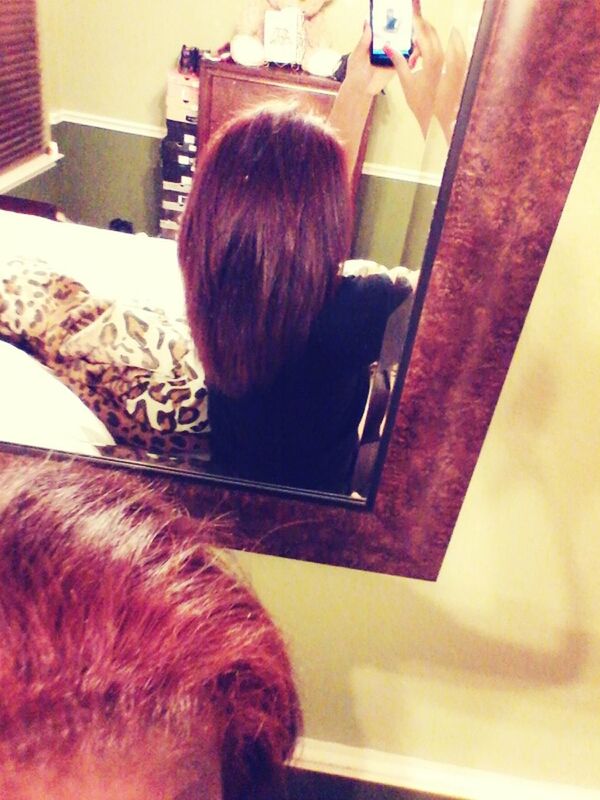 My huur grew (: 