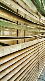 Full frame shot of wooden wall