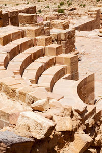 Full frame shot of stone wall