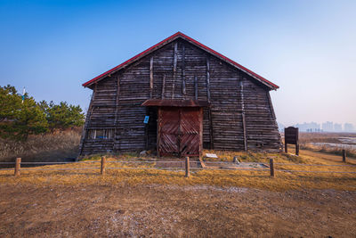 House on field