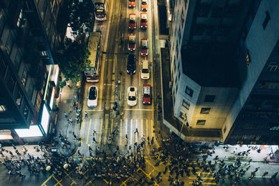 City street at night