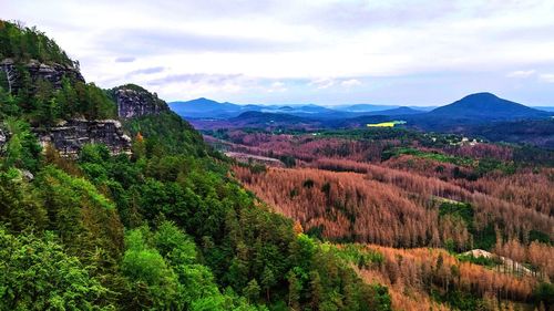 Scenic view of landscape against sky