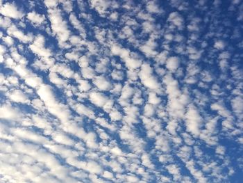 Low angle view of clouds in sky