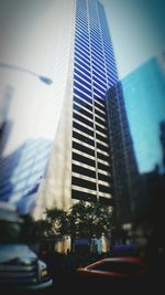 View of modern building in city