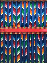 The beams of temples in tibet