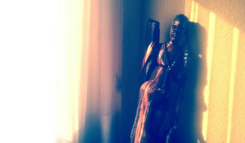 Sun shining through clouds