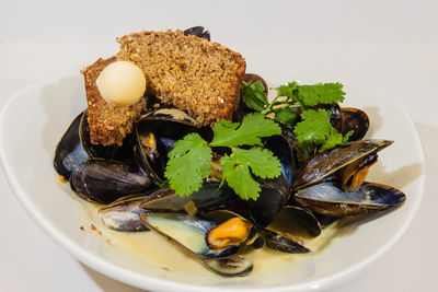 Close-up of food on plate