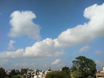 Panoramic view of city against sky