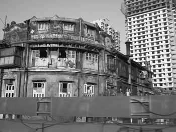 View of buildings in city against sky