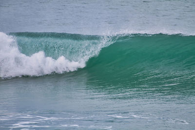 Waves rushing towards shore