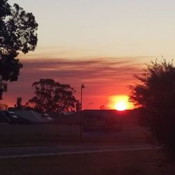 Scenic view of sky at sunset