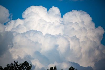Low angle view of clouds in sky