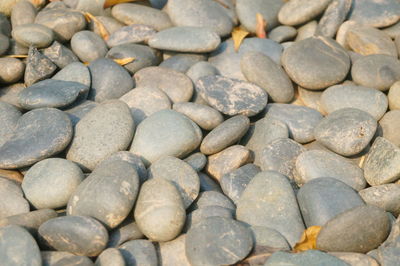 Full frame shot of pebbles