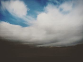 Low angle view of clouds in sky