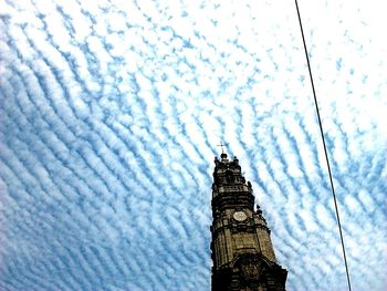 Low angle view of building against sky