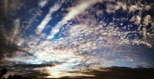 Scenic view of cloudy sky