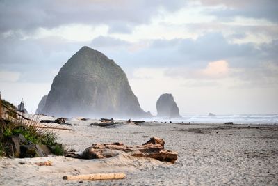 Panoramic view of sea against sky