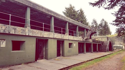 Exterior of abandoned building