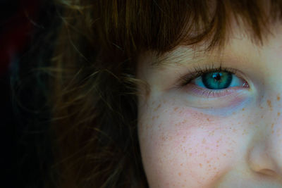 Close-up portrait of girl