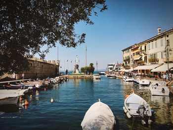 View of swimming pool at harbor