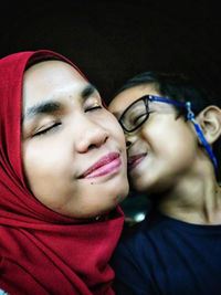 Portrait of a smiling young couple