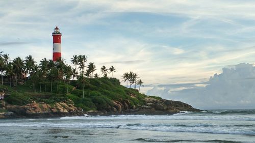 Lighthouse on beach